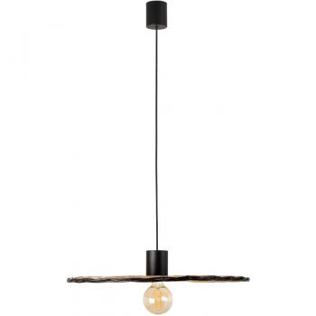 Lámpara colgante Faro Barcelona Costas con pantalla de ratán basculante, diseño elegante y moderno