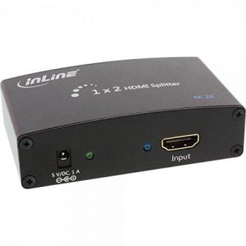 Divisor HDMI 2 Puertos 4K Compatible con CEC, 3D, HDCP y Dolby Digital Plus