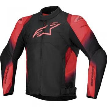 Alpinestars Chaqueta T-SP 1 V2 Impermeable Negro-Rojo Fluo