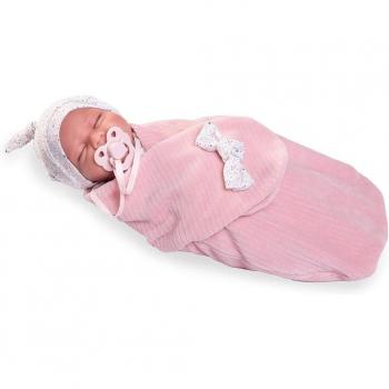 Muñecas Antonio Juan - Mi Pequeño Reborn Lluna con Saco de Gusanito 82308
