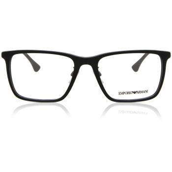 Emporio Armani Gafas Graduadas EA 3214D 5001 Ajuste Asiático para Hombre Negras con Lentes Recetados