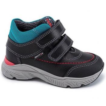 Botas de niño Pablosky de piel negro 507816 con cierre adherente