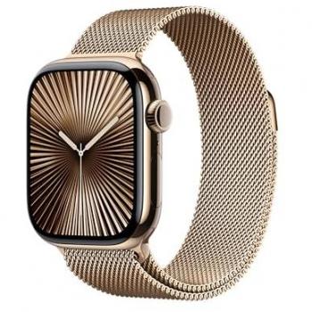 Correa Milanese de Acero Inoxidable para Apple Watch 42mm - Color Oro - Talla Única