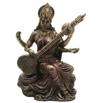 CraftVatika Saraswati - Diosa hindú del Conocimiento, música y Arte