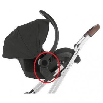 Uppababy Minu / Minu V2 Infant Car Seat Adaptors - UPPAbaby Car Seat Adapters for Minu - Compatible with Maxi-Cosi®, Nuna®, Cybex, BeSafe®