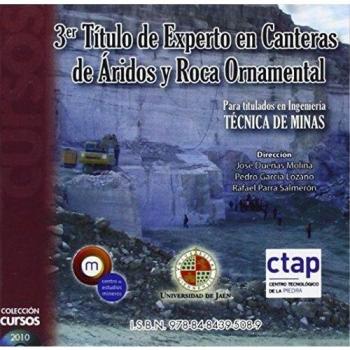 3º Título de experto en canteras de áridos y roca ornamental