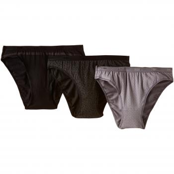 DIM Pack x 3 Braguitas para mujer, color  negro