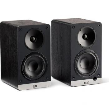 ELAC Debut ConneX DCB41 2-Way Active Powered Bookshelf Speakers, Pair Black Ash