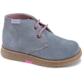 Botines de niña estilo pisacacas de piel