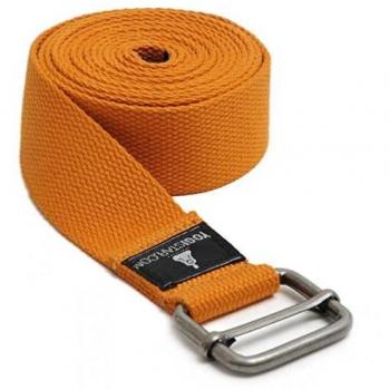 Yogistar Yogagurt Yogibelt - 260d - Correa para Yoga, Color Naranja, Talla Talla única