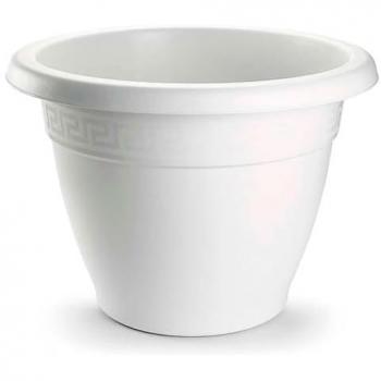 Maceta Redonda Blanca 52,5x52,5x40,5 cm Classic PLASTICFORTE