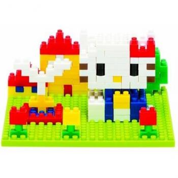nanoblock - Puzzle 3D Hello Kitty de 200 Piezas