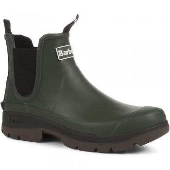 Barbour Nimbus Chelsea Style Men's Wellingtons - Olive - UK8 EU42 US9 - Male