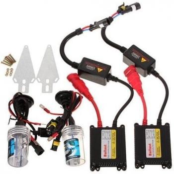 KIT DE BOMBILLAS H7 XENÓN SLIM CONTROLADORES LÁMPARA H7, 6000 K, 35 W, PARA COCHE, COLOR BLANCO ESMERILADO