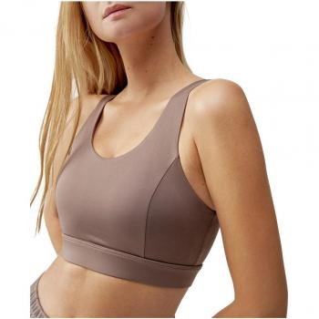 Top Deportivo de Mujer Padma Marrón - Born Living Yoga