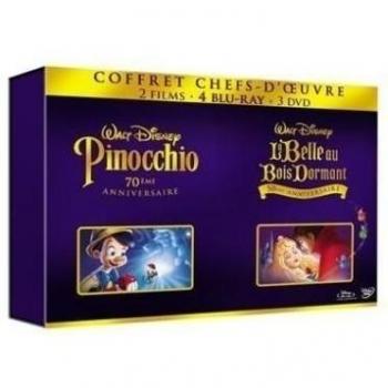 Pinocchio + La Belle au Bois Dormant [Francia] [Blu-ray]
