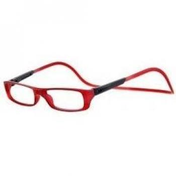 Gafas de lectura magnéticas +2.00 color rojo 1ud