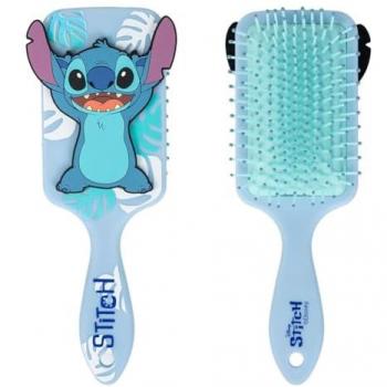 Cepillo Rectangular Desenredante de Pelo Disney Lilo & Stitch - 22 cm - Color Azul - Diseño Estampado Original