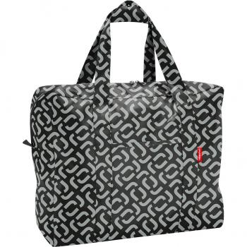 Bolsa plegable Mini Maxi Viaje Negro Signature Reisenthel