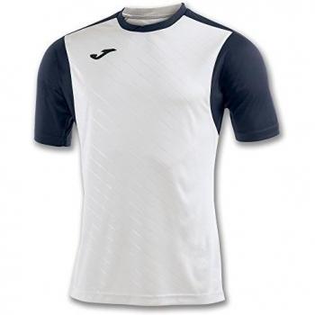 Joma Camiseta Torneo II Blanco-Marino M/C, Unisex Adulto, XS