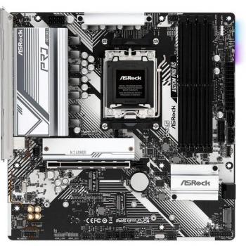 Asrock A620M PRO RS, AMD A620, Socket AM5, Micro ATX Motherboard with 4 DDR5 Slots, HDMI & DisplayPort, Gigabit LAN, PCIe 4.0 Support, RGB Lighting, and Triple M