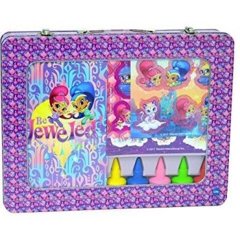 Shimmer and Shine Shimmer and Shine-40832 Maletín Creativo de Metal, 34 x 25 cm