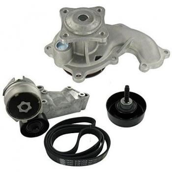 Bomba de Agua + Kit de Correa Poli V SKF VKMC 34107 para Ford Focus y Connect