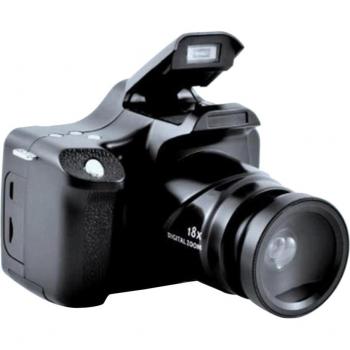 Cámara Digital SLR Recargable con Lente Ultra Gran Angular y Macro, Pantalla de 3.0 Pulgadas, Vídeos en Alta Definición