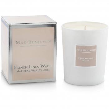 Max Benjamin French Linen Water Scented Candle 190g/6.5oz