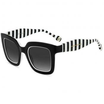 Carolina Herrera CH0087S Women's Sunglasses - Black, Grey Shaded Lenses, Size: 57 MM