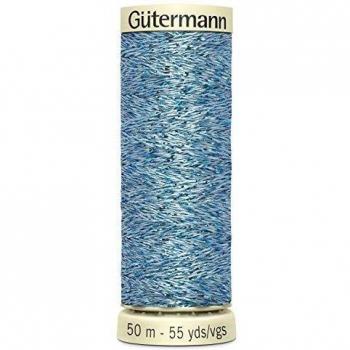 Gutermann efecto metálico hilo 50 M