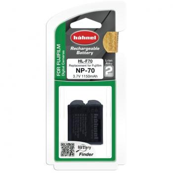 Hähnel HL-F70 - Batería Li-Ion para Fuji NP-70, 3.7V, 1150mAh