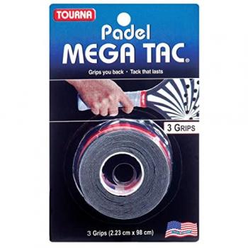 Pack de 3 Overgrips Mega Tac para Padel - Negro