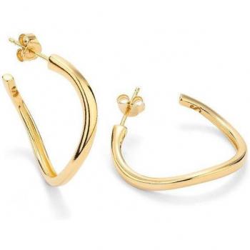 Pendientes Inner Paradise de Plata Dorado