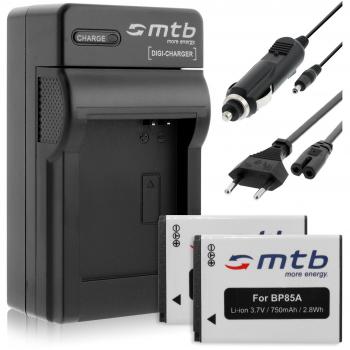 2 Baterìas + Cargador (Coche/Corriente) para Samsung BP85A / PL210, SH10, ST200(F), WB210. Ver Lista!
