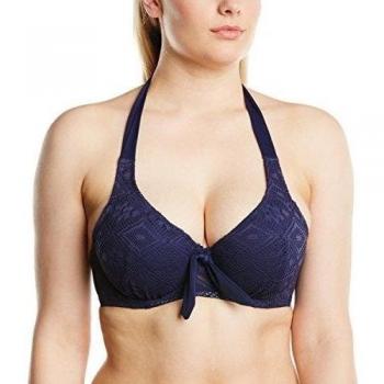 Mariemeili Alabama - Parte de arriba de bikini para mujer, color azul, talla 105D