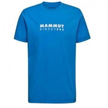 Camiseta Mammut Core Logo Hombre Manga Corta Azul Cielo XL Algodón Orgánico Sostenible