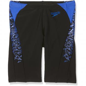 Speedo Boom Splice J Pantalones Cortos, Junior Boys, Negra, 24