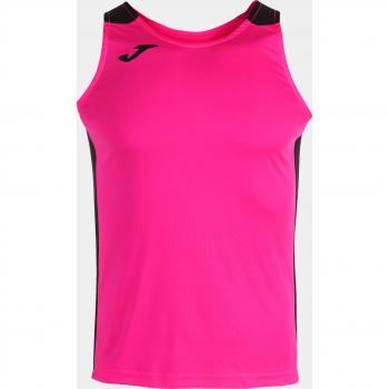 Joma Record II Men's Breathable Tank Top - Fluorescent Pink/Black