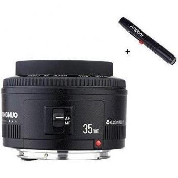 Andoer Yongnuo YN35mm F2 de la lente 1: 2 AF / MF gran angular fijo / Primer enfoque automático de la lente para Canon EF montaje de cámara EOS