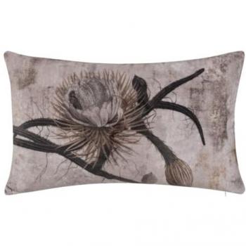Cojín Terciopelo Marrón Beige 50 x 30 cm