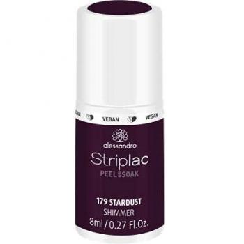 Alessandro Striplac Peel Or Soak Lacas de uñas 8 ml 179 - STARDUST, Vegan Peel Or Soak, Vegan N.º 179 Polvo de estrellas