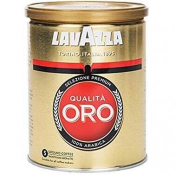 Lavazza - Café Qualità Oro, Espresso Arabica Tostato, granos de café molido, paquete 250 g