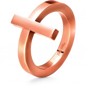 Anillo de mujer de acero inoxidable color rosa talla 12 de Folli Follie
