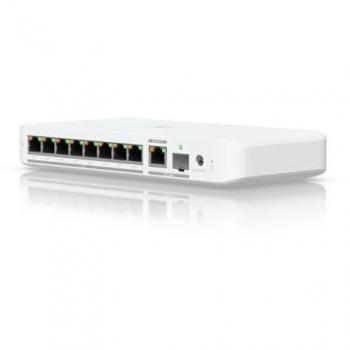 Ubiquiti UniFi Flex 2.5G Managed PoE Switch - 8x2.5Gbit + 1x10Gbit, White