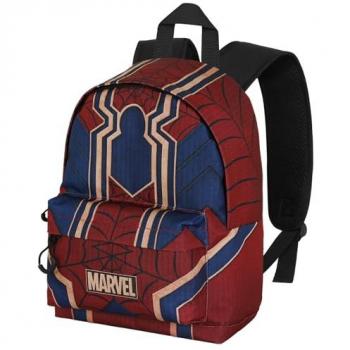 Mochila Drop Spiderman Marvel 34cm adaptable, color rojo, dimensiones 25 x 35 cm, capacidad de 12 litros