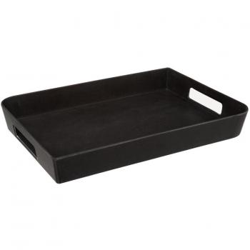 Bandeja de Melamina Negra 35x25cm Colección 'Noir Kitchen'