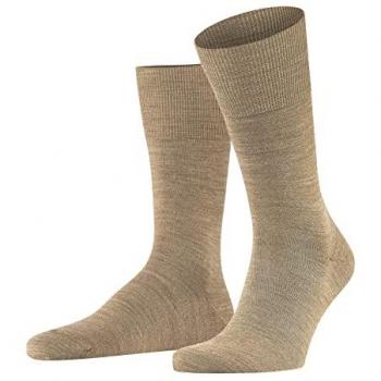 Falke Airport Wool Blend Socks - Nutmeg Melange - Men's Size 43/44
