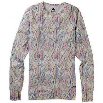 Burton Midweight Camiseta Termica, Mujer, Diamond Dot, L