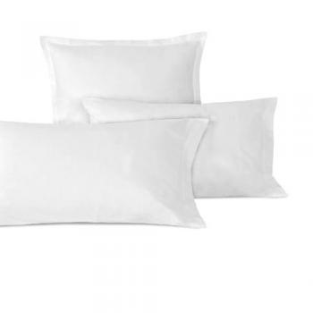 Funda Almohada Básica 60x60 cm (x2) Blanca, 100% Algodón, Calidad 150 TC, Fabricada en España